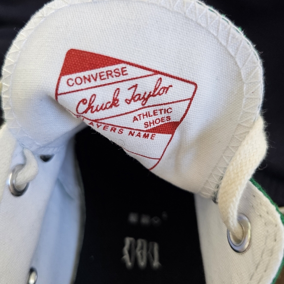 Converse Vibrant Green Canvas Sneakers - Picture 4 of 6